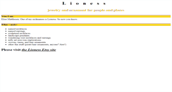 Desktop Screenshot of lioness.net