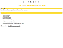 Tablet Screenshot of lioness.net